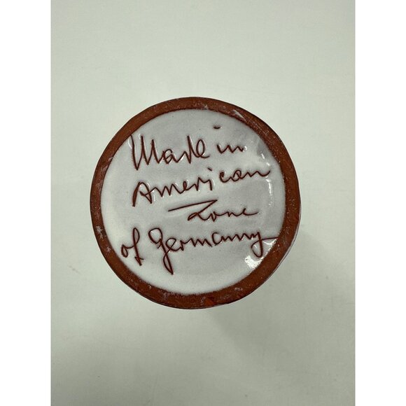 Handcrafted Ceramic Pitcher Vase Handle Swirl Patterns American zone of Germany - Picture 6 of 7